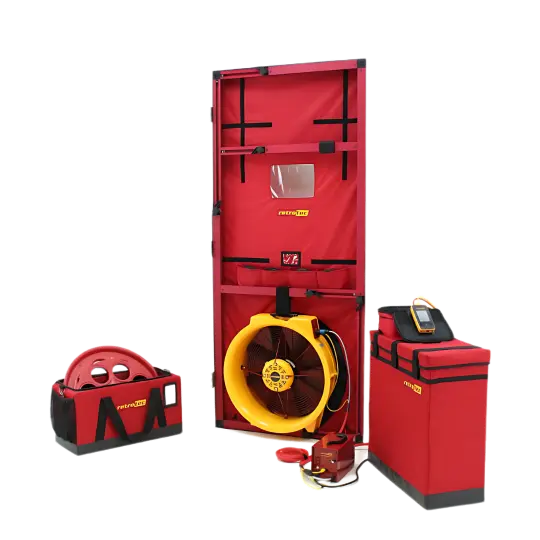 Equipo Door Fan Test para prueba de estanqueidad de salas - Sefutec
